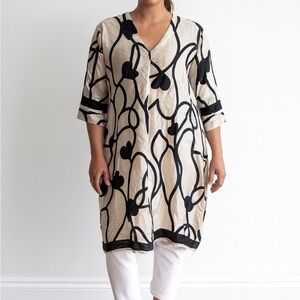 JAKI LONDON designed dress made in Italy 100% viscose NEW with tags